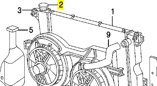 Tapa de radiador A8072 Polcar