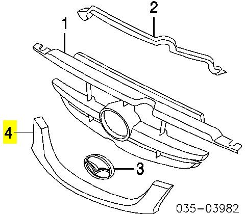  Panal de radiador para Mazda Tribute EP