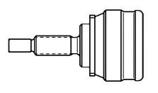 Junta homocinética exterior delantera 771003130 FAG