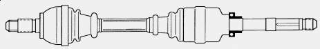 Árbol de transmisión delantero derecho VKJC4460 SKF