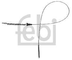 17306 Febi cable de freno de mano trasero derecho