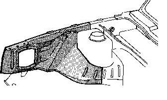  Arco de rueda, panel lateral, derecho para Volkswagen Golf 2 