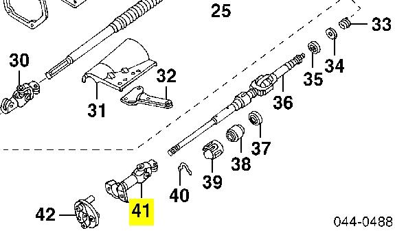  Columna De Direccion Eje Cardan Inferior para Toyota Land Cruiser J8