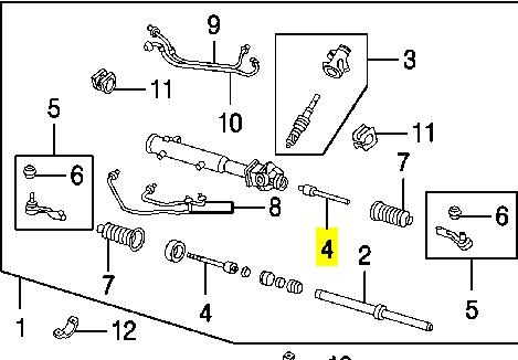 34140FC000 Subaru barra de acoplamiento