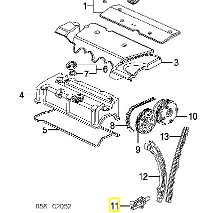 Tensor, cadena de distribución 14510PNA003 Honda