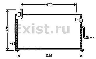 81005044 VAN Wezel condensador aire acondicionado