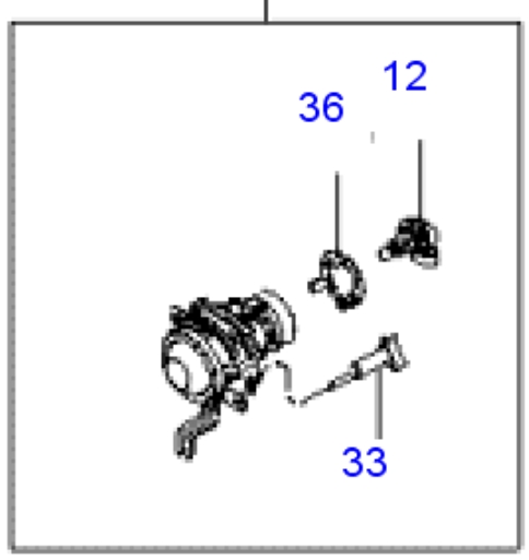  Faro antiniebla izquierdo para KIA Cerato LD