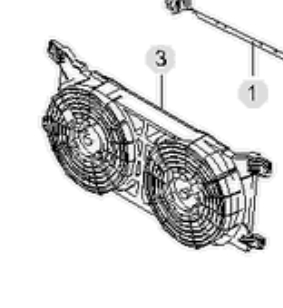  Ventilador (rodete +motor) refrigeración del motor con electromotor completo para SsangYong Actyon CJ