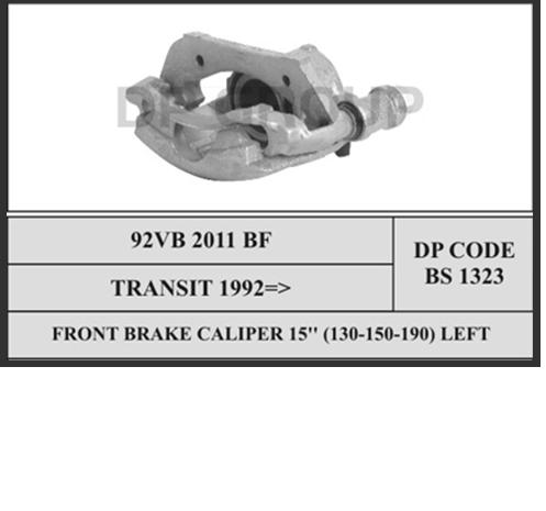 BS1323 DP Group pinza de freno delantera izquierda