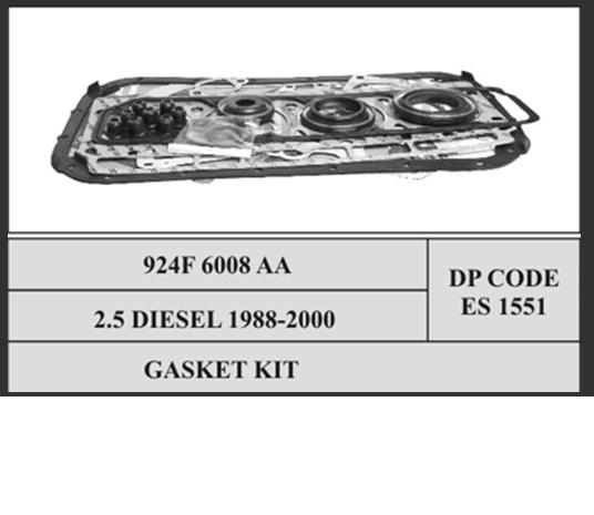 ES 1551 DP Group juego de juntas de motor, completo
