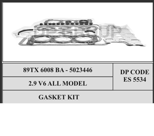 5023446 Ford juego de juntas de motor, completo, superior