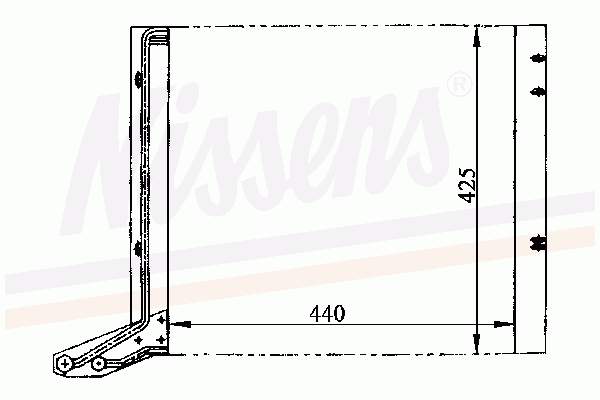  Condensador aire acondicionado para Fiat Croma 1 