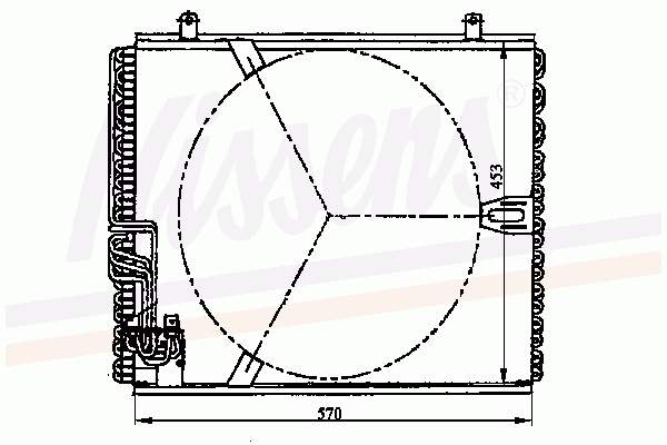 94158 Nissens condensador aire acondicionado