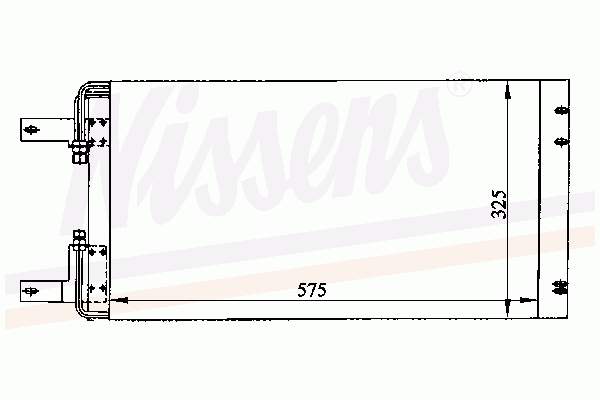 94114 Nissens condensador aire acondicionado