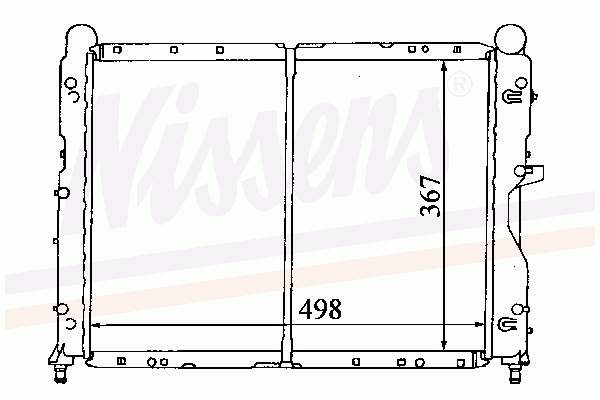 71735346 Fiat/Alfa/Lancia radiador refrigeración del motor