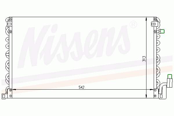 94191 Nissens condensador aire acondicionado