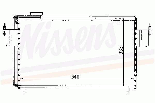 94102 Nissens condensador aire acondicionado