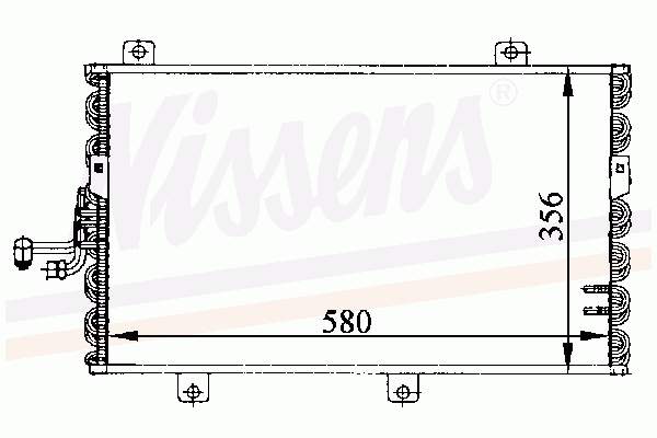 94095 Nissens condensador aire acondicionado