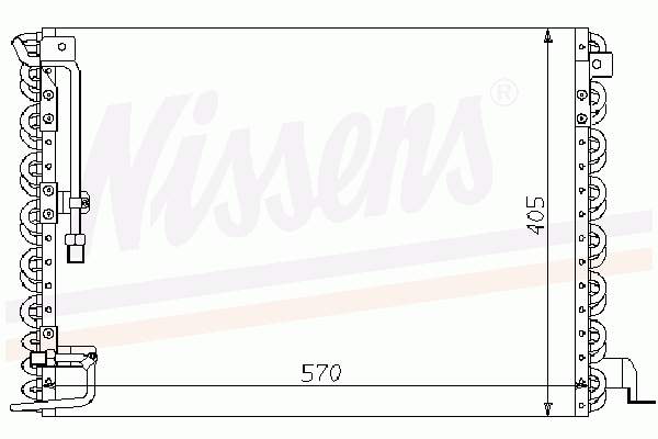 94149 Nissens condensador aire acondicionado