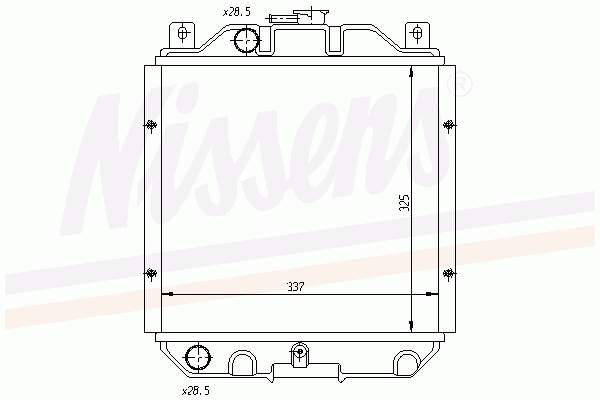 1770082631 Suzuki radiador refrigeración del motor