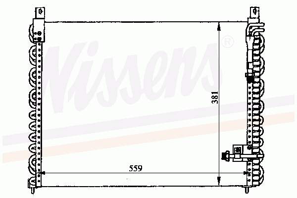 Condensador aire acondicionado 94159 Nissens