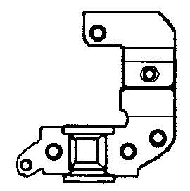 5102306 NK silentblock de suspensión delantero inferior