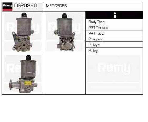 1244601780 Mercedes bomba hidráulica de dirección