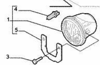 50504508 Fiat/Alfa/Lancia faro antiniebla izquierdo / derecho