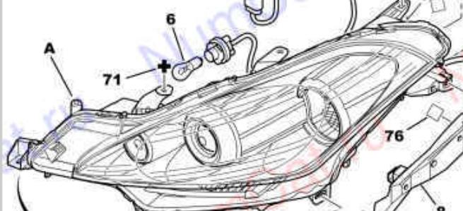  Faro izquierdo para Peugeot 4007 GP