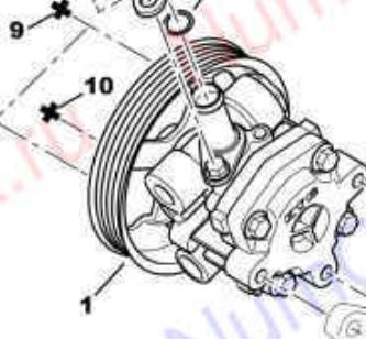  Bomba hidráulica de dirección para Citroen C-Crosser EP