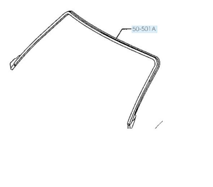  Moldura de parabrisas para Mazda 323 BJ