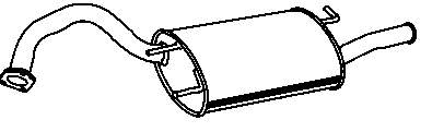 Silenciador posterior 1447 Polmostrow