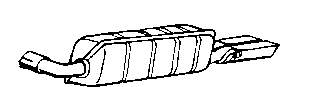 Silenciador posterior 17541 Polmostrow