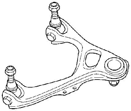  Barra oscilante, suspensión de ruedas delantera, superior derecha para Honda Legend 2 