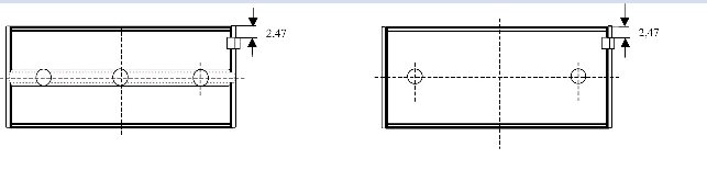 Juego de cojinetes de cigüeñal, estándar, (STD) 60380400 NE/NPR