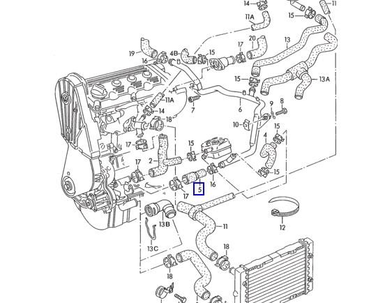 220733 Impergom manguera (conducto del sistema de refrigeración)