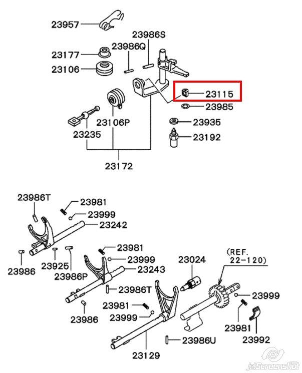 M887706 Mitsubishi manguito de cambio de marcha (palanca selectora)