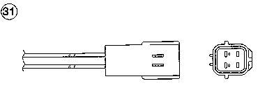 0146 NGK sonda lambda sensor de oxigeno para catalizador