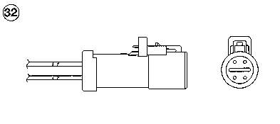 0462 NGK sonda lambda sensor de oxigeno post catalizador