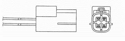 1909 NGK sonda lambda sensor de oxigeno para catalizador