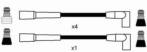 0778 NGK juego de cables de encendido