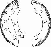 4043.00 Remsa zapatas de frenos de tambor traseras