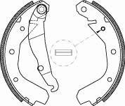 4088.00 Remsa zapatas de frenos de tambor traseras