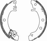 4100.00 Remsa zapatas de frenos de tambor traseras