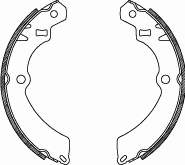 419600 Remsa zapatas de frenos de tambor traseras