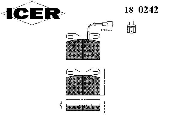 424886 Peugeot/Citroen pastillas de freno delanteras