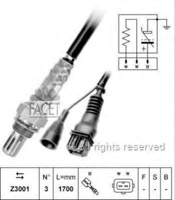 107030 Facet sonda lambda