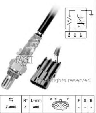 107062 Facet sonda lambda