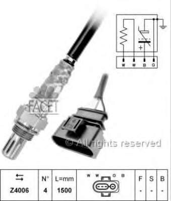 107145 Facet sonda lambda