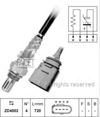 107175 Facet sonda lambda